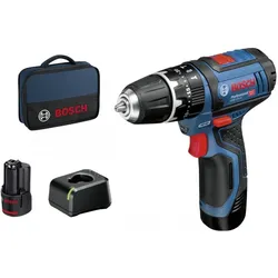 Bosch Professional, Bohrmaschine + Akkuschrauber, GSB 12V-15 (Schlagbohrschrauber)