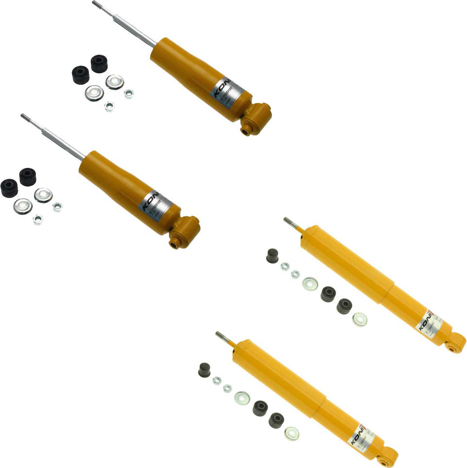Koni Stoßdämpfer Set für Opel Manta (Manta A) Bj. 70-75 2x82-1739SPORT+2x82-1740SPORT Sport Vorne und Hinten