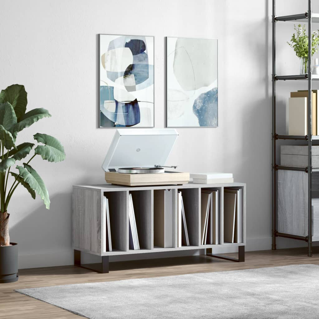 Latitude Run 48 cm H Multimedia Storage Grey Sonoma 48cm H X 100cm W X 38cm D