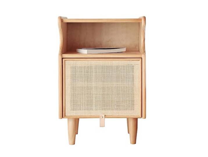 YCCHAH Bett mit Stauraum Indoor kreativer Nachttisch mit Schubladen Wohnzimmer Lagerschrank Schlafzimmer Seitenschrank Tee Hinterntisch Desktop