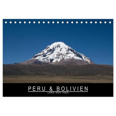 Peru & Bolivien - Land der Inka (Tischkalender 2027 DIN A5 quer), CALVENDO Monatskalender