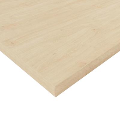 Bisley Tischplatte 160x60 cm in Ahorn, Schreibtischplatte aus Holz, Holzplatte, Spanplatte kratzfest beschichtet mit ABS-Kante für DIY Homeoffice