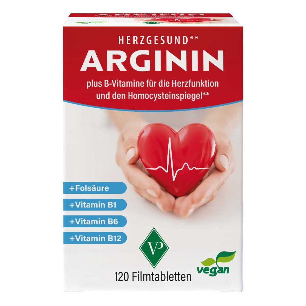 Velag Pharma GmbH Arginin Herzgesund Vitamin B1 + B6 + B12 Filmtabletten 19752903