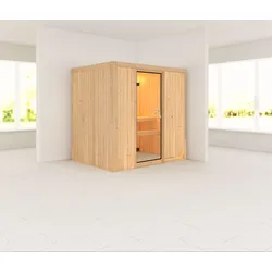 Karibu Sauna Bodin ohne Ofen ohne Dachkranz