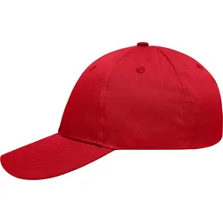 Myrtle Beach Unisex 6-Panel Workwear Kappe Strong Klassische Cap MB6621 red one size