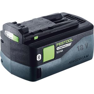 Festool Werkzeugakku BP 18 Li 5,0 HP-ASI, 578939, 18 V / 5,0 Ah, Bluetooth-Schiebeakku, AIRSTREAM