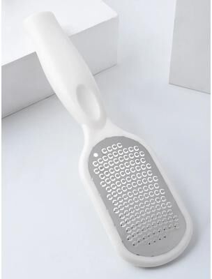 Uplifted Finds Stainless Steel Foot File For Professional Dead Skin And Callus Removal white