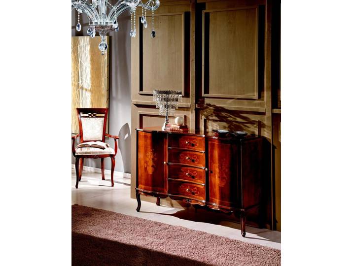 JVmoebel Kombikommode Luxuriöse Designer-Kommode aus Holz im Barock-Stil (Kommode), Made in Italy