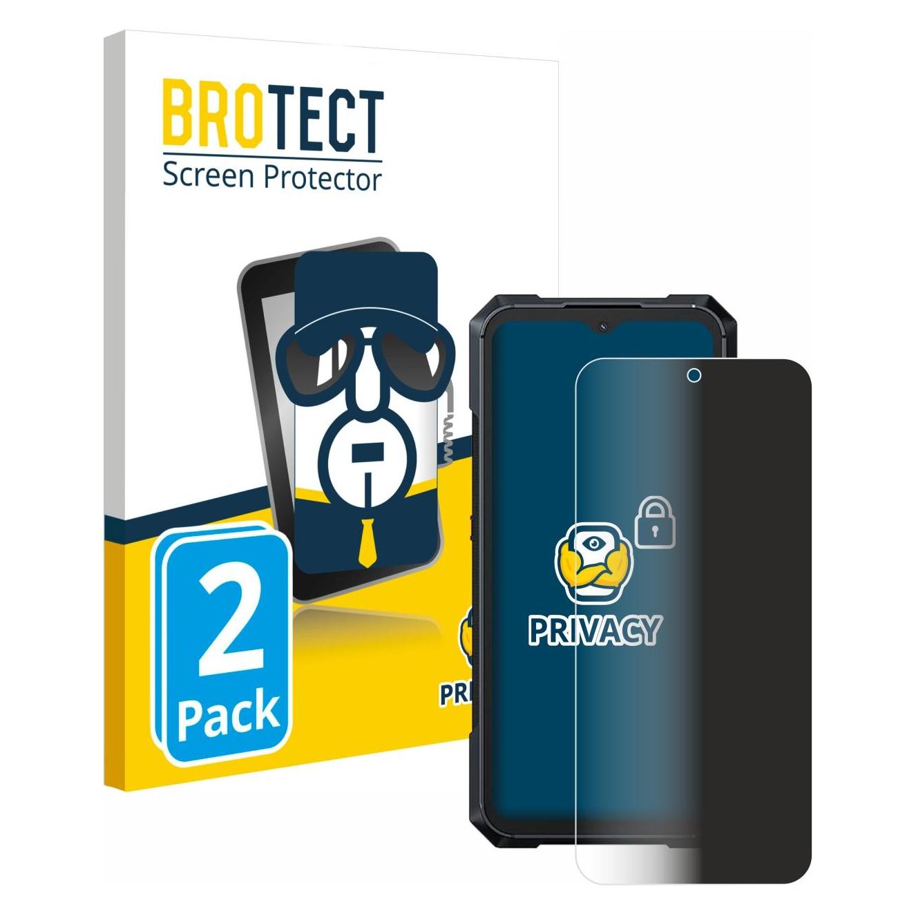 Brotect Sichtschutzfolie Anti-Spy Privacy Folie Blaulicht-Schutz (Cubot King Kong) (4355436)