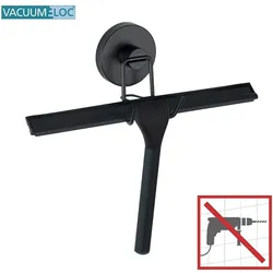 Duschabzieher VACUUM-LOC (BHT 25x21,50x6 cm) - schwarz - BHT 25x21,50x6 cm