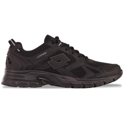 Sneaker LOTTO, Damen, Gr. 40, schwarz, Kunstfaser, Synthetik, unifarben, Schuhe Sneaker, - in angesagtem 2000er Look