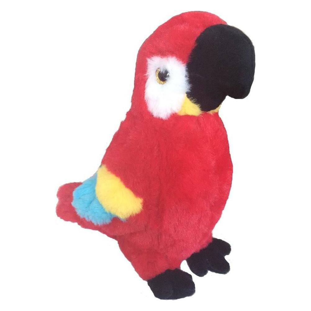 Beppe Macaw parrot mascot, red 28 cm (28 cm) (13742)
