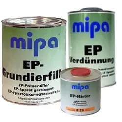 MIPA Epoxygrundierfüller 1L + 0,5L E10-Härter + 1L.Verdünnung