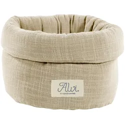 Alvi Utensilo  Slub Muslin , beige , Baumwolle,Polyester Ø: 19