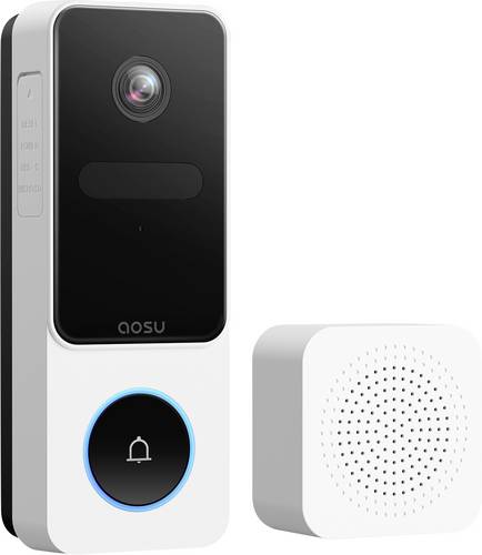 Aosu AOS-V8E0.WAEU01000 Funkklingel Komplett-Set mit USB-Anschluss