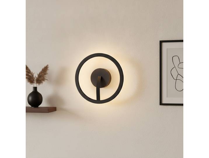 Zwarte wandlamp Oregon strak design Artdelight - WL OREGON ZW