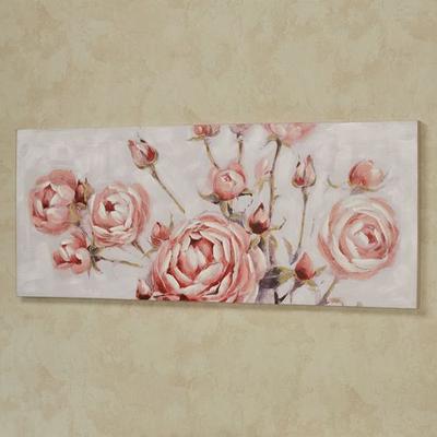 Touch of Class Soft Whisper Floral Canvas Wall Art Pink , Pink