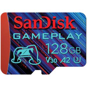 SanDisk Micro-SD-Karte GamePlay, 128GB, bis 190MB/s, UHS-I U3, SDXC