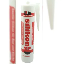Sanitär-Silikon Dichtmasse transparent 310ml – Acetatvernetzend für Feuchträume Bad Küche