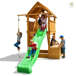 Fungoo Spielturm "Fortress Toybox",teak,
