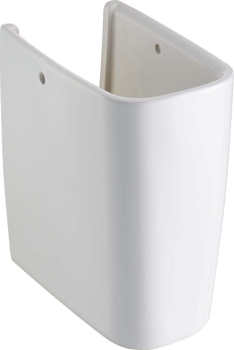 Vitra Shift demi-colonne 4385B0030156 blanc , avec fixation à ressort pour lavabo