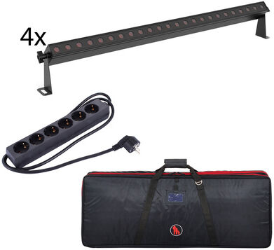 Stairville SonicPulse Battery Bundle 10 Noir