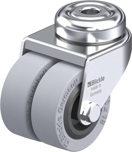 Blickle 105361LMDA-VPA 50G Doppel-Lenkrolle Rad-Durchmesser: 50mm Tragfähigkeit (max.): 80kg 1St.