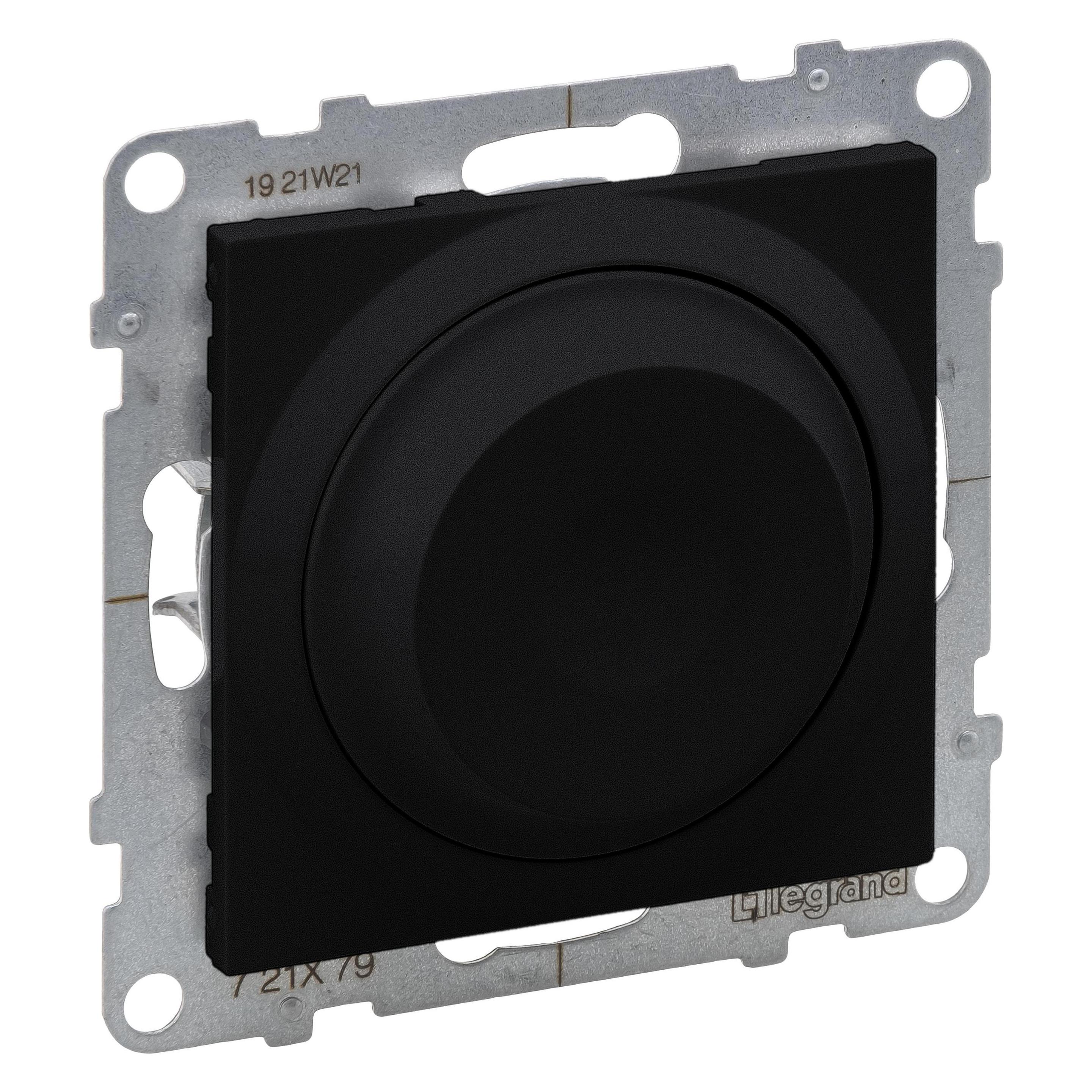 Legrand Rotary Dimmer 300w All Charges Black (721479)