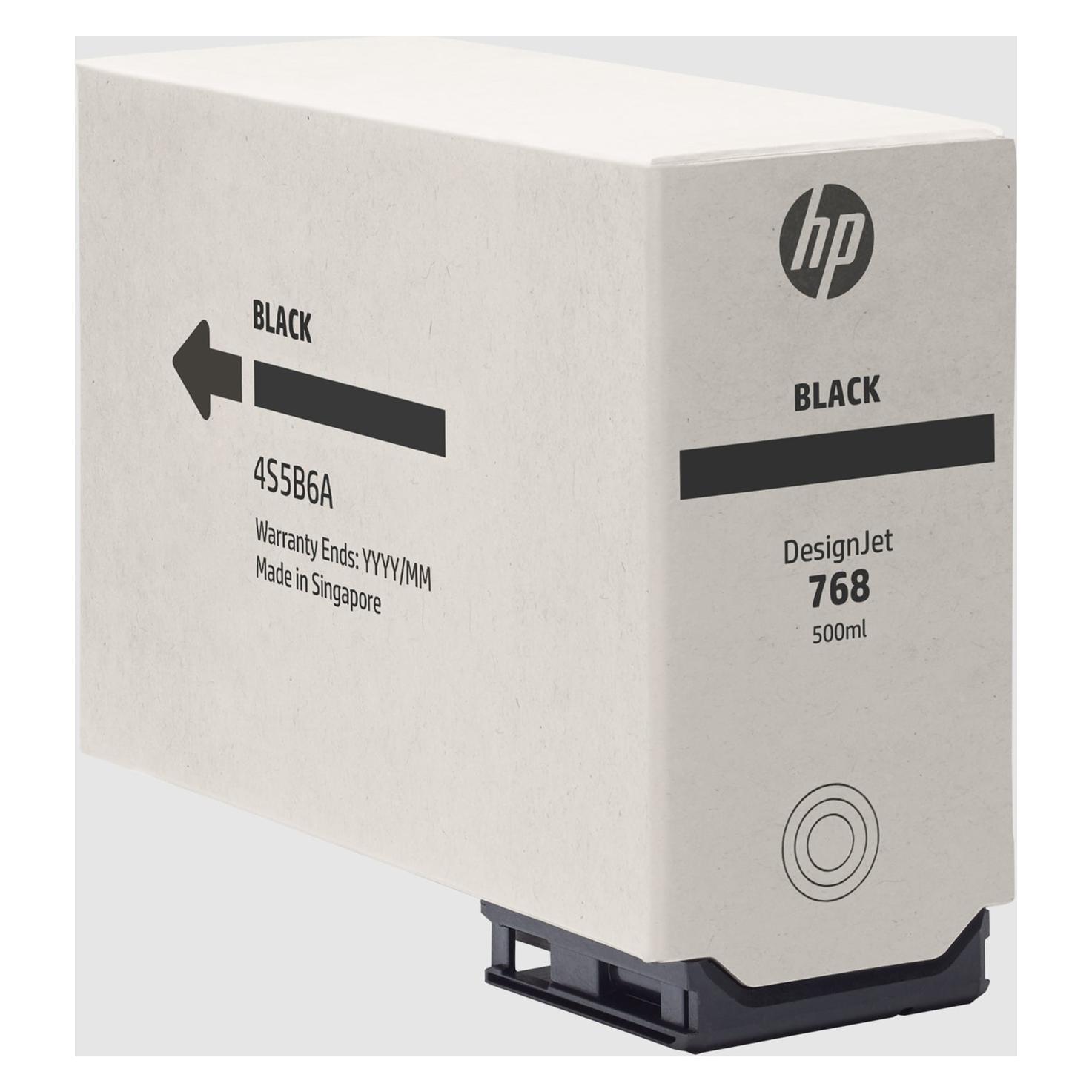 HP 768 500-ml Black DesignJet Ink Cartridge (4S5B6A)