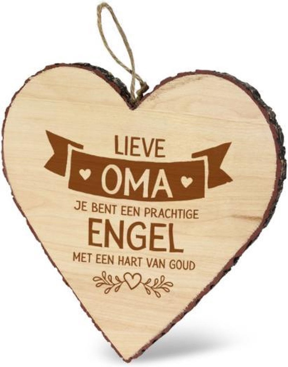 Mijn Hart Decoratief Hart Oma