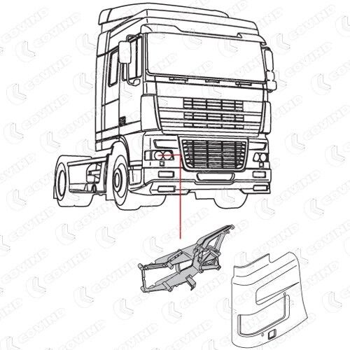 COVIND XF2/104 Base, headlight