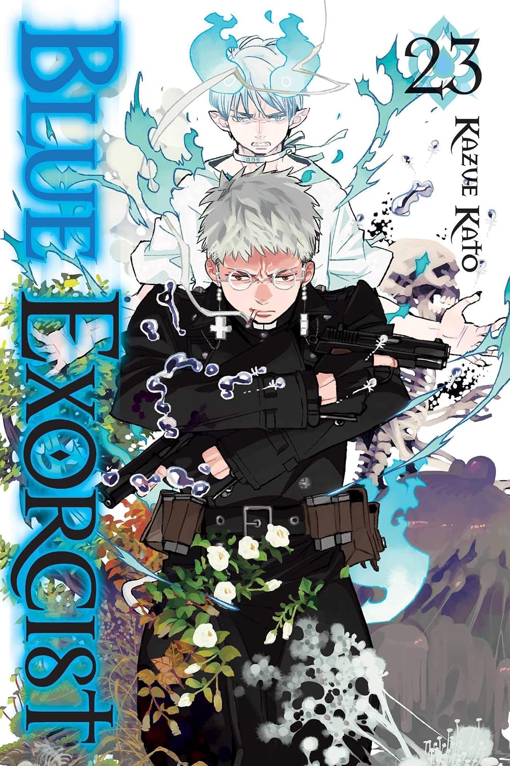 Blue Exorcist Volume 21-25 Collection 5 Books Set by Kazue Kato - VIZ Media Paperback Manga - Young Adult 13+ - Demon Hunting Action Fantasy Series