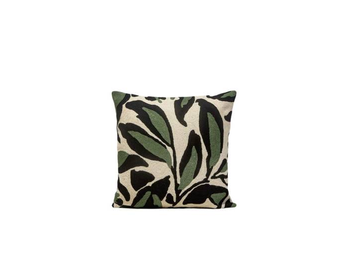 Housse de coussin en laine blanc 40x40 cm