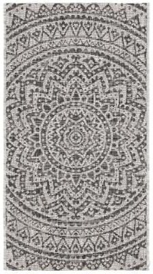 SAFAVIEH Courtyard Fran Mandala Indoor/ Outdoor Waterproof Patio Backyard Rug