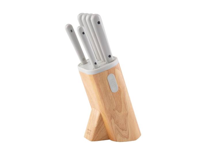 Messerblock BERGHOFF Spirit , braun, B:20cm H:36,5cm L:12,5cm, Messerblöcke, Messerblock