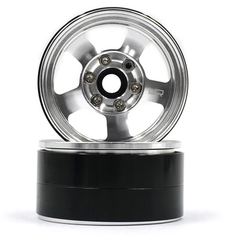 Yeah Racing WL-0142SV Aluminium Kolom Zilver
