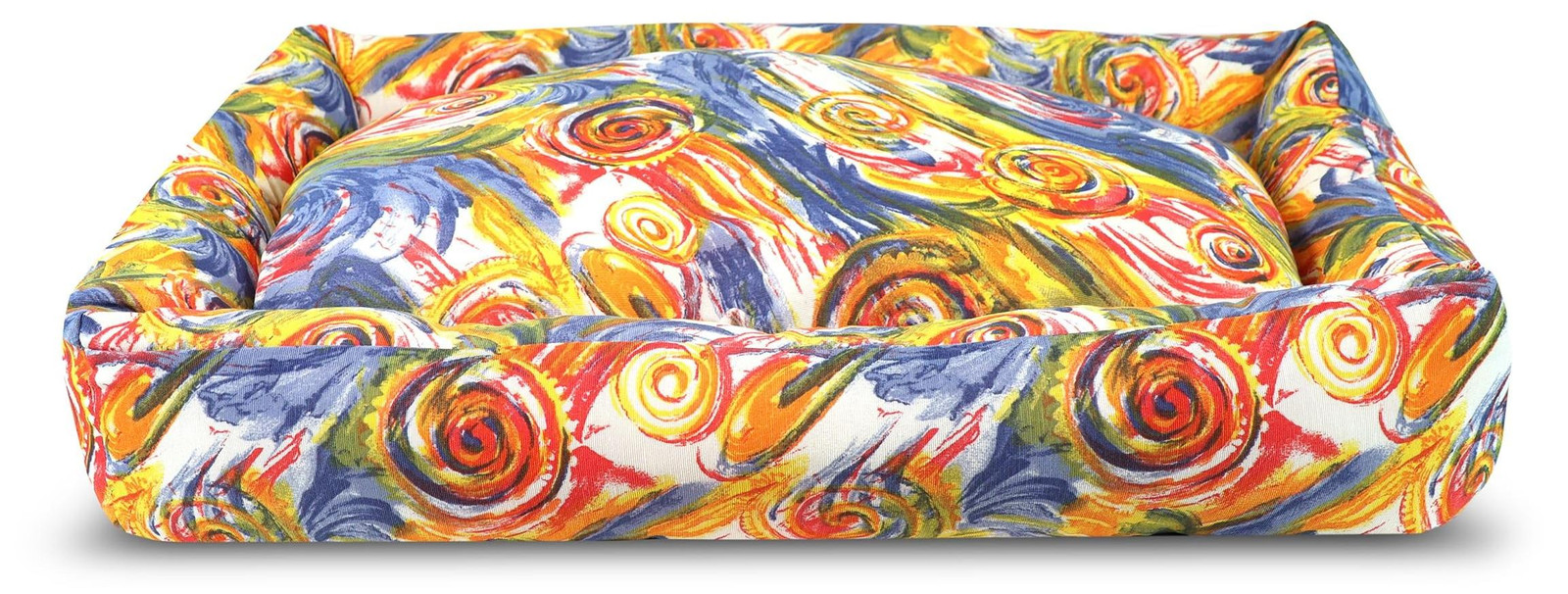Solidchoice Tableau Hondenbed met Psychedelisch Ontwerp