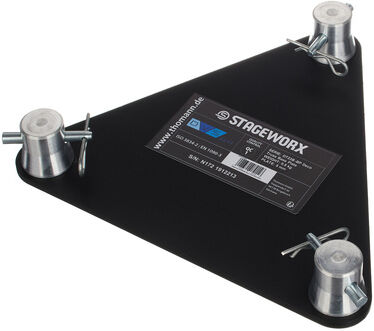 Stageworx DT23B-BP Deco Truss Base Plate Schwarz