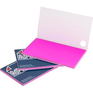 AdPads Moderationskarten 594933756792, 300 Stück, selbsthaftend, rechteckig, pink, 10 x 17 cm