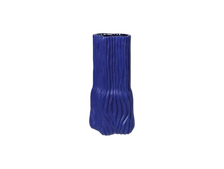 BROSTE COPENHAGEN - Vase Magny - Bleu - Grès émaillé