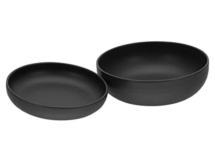 Creatable\, 30001\, série Uno Black – Service de salade 2 pièces
