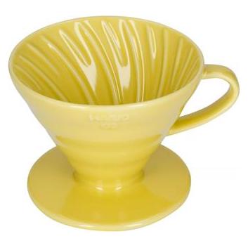 Hario V60-02 Keramik-Kaffeetropfer Gelb (35923022)