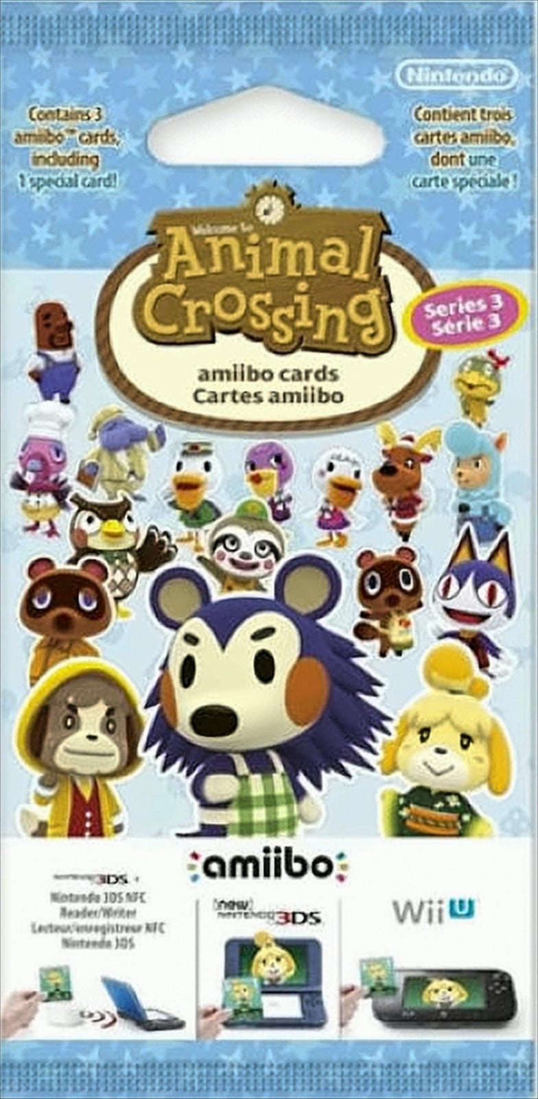Nintendo Amiibo Cards Animal Crossing Series 3 - Set van 3 kaarten inclusief 1 speciale kaart