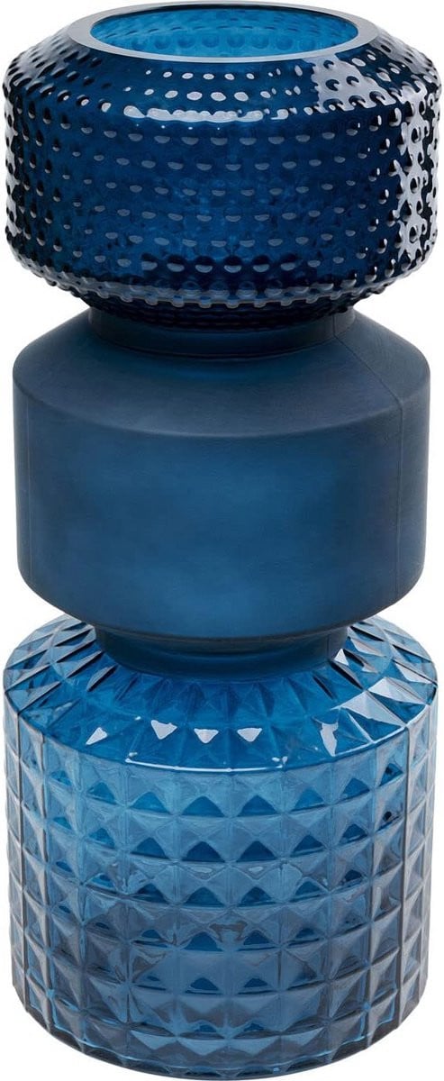 Kare Design Marvelous Duo Vazen, Blauw, Hoogte: 42 cm