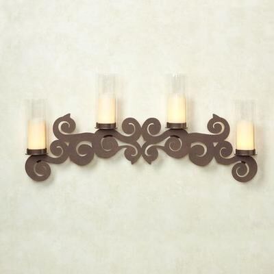 Touch Of Class Metal Saint Thomas Wall Sconce Candelabra , Bronze