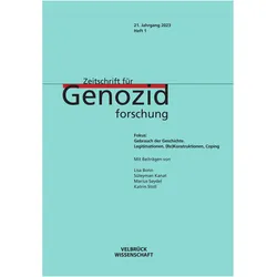 Zeitschrift für Genozidforschung 21. Jahrgang 2023, Heft 1, Fachbücher von Mihran Dabag, Kristin Platt