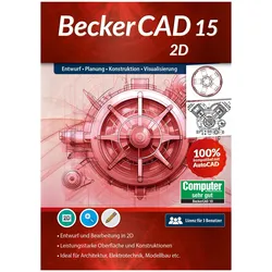 Markt + Technik BeckerCAD 15 - 2D Download Code für Windows