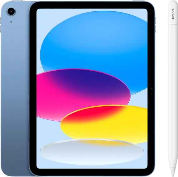 Apple iPad (2025) Wifi 128Go Bleu + Pencil (USB-C)