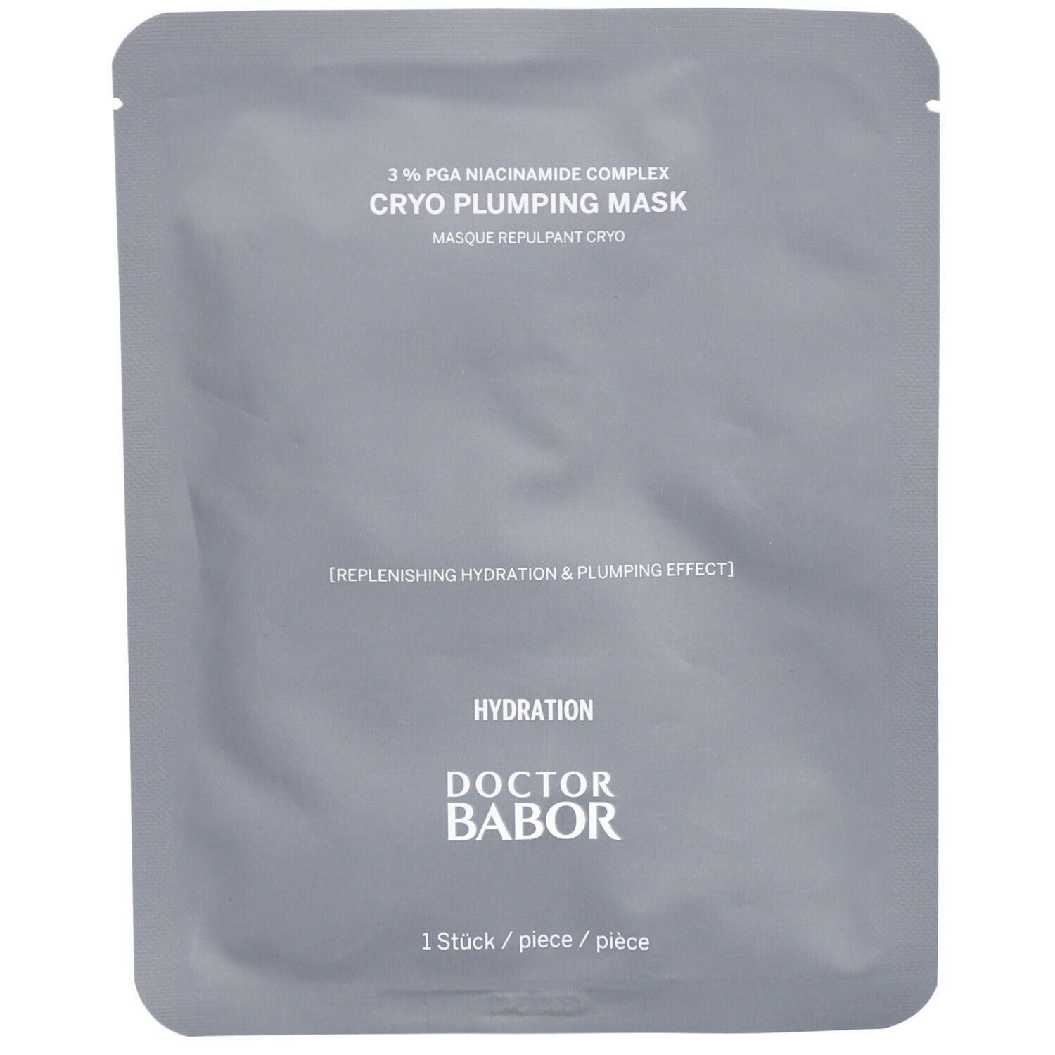 Doctor Babor Cryo Plumping Mask 1st x4 4x1 St Gesichtsmaske