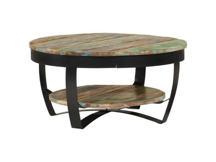 Fangming-Table basse Bois massif de récupération 65 x 32 cm